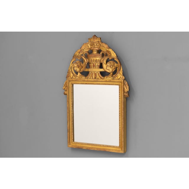 Small Gilded Mirror, 1880 For Sale - Image 6 of 6