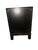 1970s Vintage Chinoiserie Black Lacquer Cabinet Side Table — Hand-Painted Asian Landscape For Sale - Image 5 of 11
