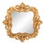 French D' Amboise Collection of Gold Petite Mirrors- Square For Sale