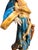 Eugenio Pattarino Ceramic Sculpture of Chinese Man and Lady, Italian Chinoiserie For Sale In San Francisco - Image 6 of 18