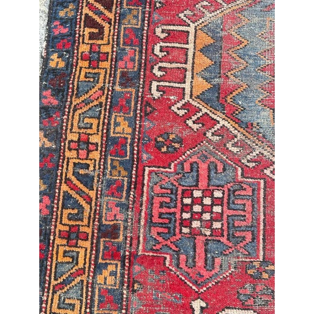 Vintage Distressed Karaje Runner, 1950s For Sale - Image 6 of 18