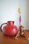 Vintage pottery Fat Lava ceramic from the 1960s - Marked with 443 and the slightly faded logo of the pottery company...