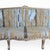 An elegant antique French-style sofa that has been expertly re-upholstered in luxurious fabric. The sofa features a...