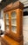 Early 1900s Architectural Oak Display Glass-Front Cabinet on Chest For Sale - Image 15 of 18