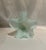 Contemporary Vintage Pale Blue Art Glass Handkerchief Vase For Sale - Image 3 of 5