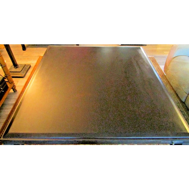 Vintage Mattaliano Large Casino Glass Top Game Table For Sale - Image 14 of 15