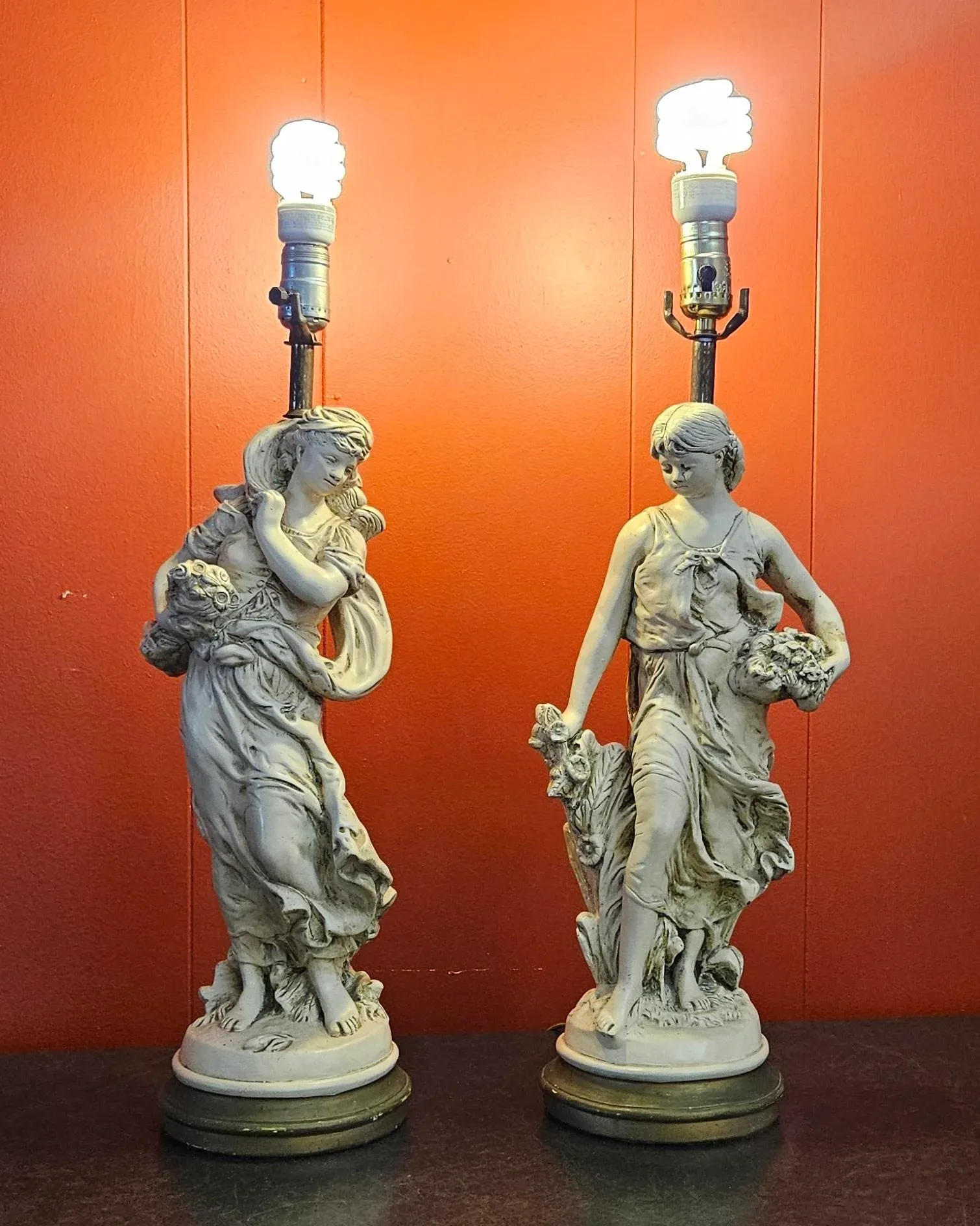 Early 20th Century Table Lamps Styled After Hippolyte-Francois