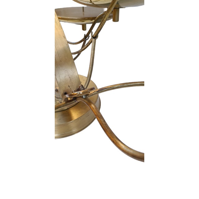 Gold Large Swan-Shaped Brass Cake Holder, 1970s For Sale - Image 8 of 12