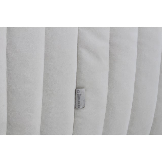 Beige Vintage Cinna Sandra Three-Seater Sofa in Beige Velvet from Ligne Roset, 1970s For Sale - Image 8 of 14