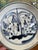 Mid 19th Century Likely Antique Vietnamese Blue and White Hand-Painted Ceramic Dish, 19th Century Tonal Style.. For Sale - Image 5 of 9