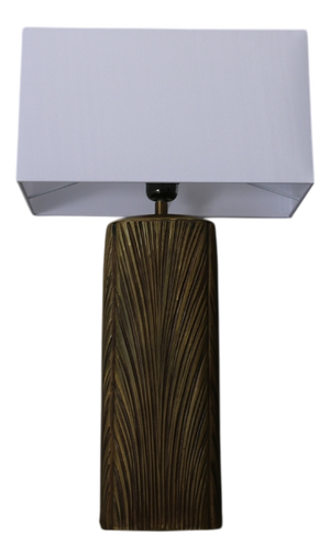 Sculptural Lamp in Bronze and Chiseled Brass, 1970s