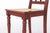 Wood Vintage Belgian Turned Chair with Rattan Seat, 1940s For Sale - Image 7 of 12
