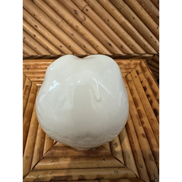 Vintage Petite White Porcelain Owl Sculpture From Patricia Moore Gallery in Aspen For Sale - Image 11 of 15