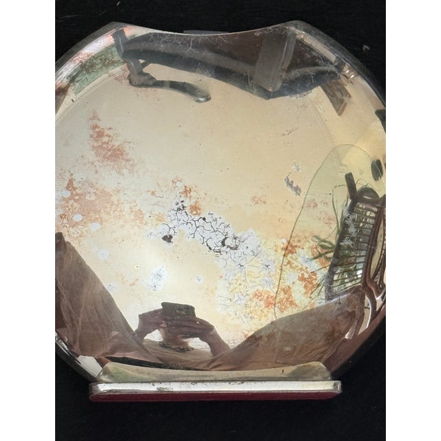 Pair of 1980s Postmodern Mirrored Moon Vases For Sale - Image 11 of 12