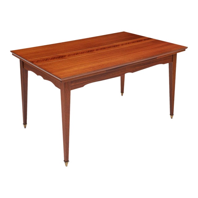 French Mid-Century Rosewood Dining Table For Sale