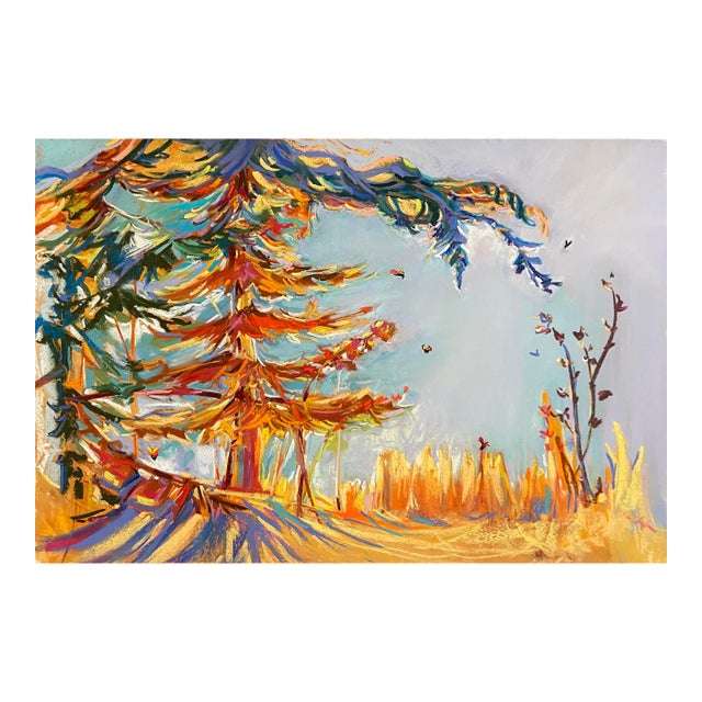 Susan Glendenning Autumn Landscape Pastel For Sale
