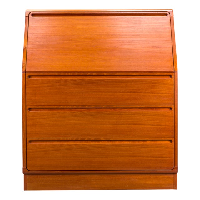 Secretaire in Teak by Kai Kristiansen for Tørring Møbelfabrik, 1960s For Sale