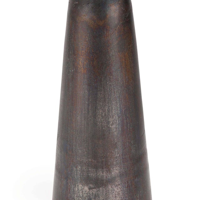 Regina Andrew Ellis Aluminum Table, Blackened Zinc For Sale - Image 4 of 7