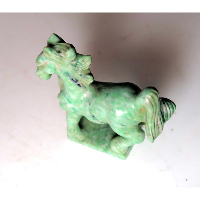 Late 20th Century Miniature Well-Carved Horse of Tree Agate, an Uncommon Stone For Sale - Image 5 of 9
