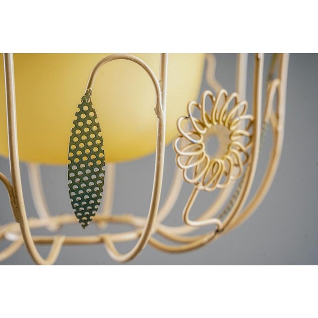Ceiling Light in Brass and Glass by Gunnar Eklöf for Corona, 1940s For Sale - Image 10 of 18