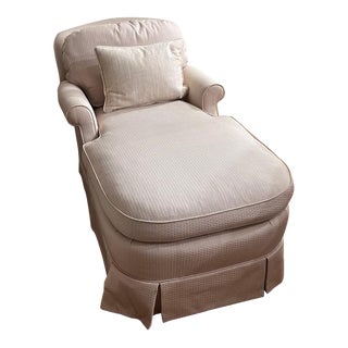 1990s Custom Made McLaughlin Upholstery Chaise For Sale