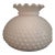 Mid 20th Century White Hobnail Milk Glass Hurricane Globe (10" Fitter) For Sale