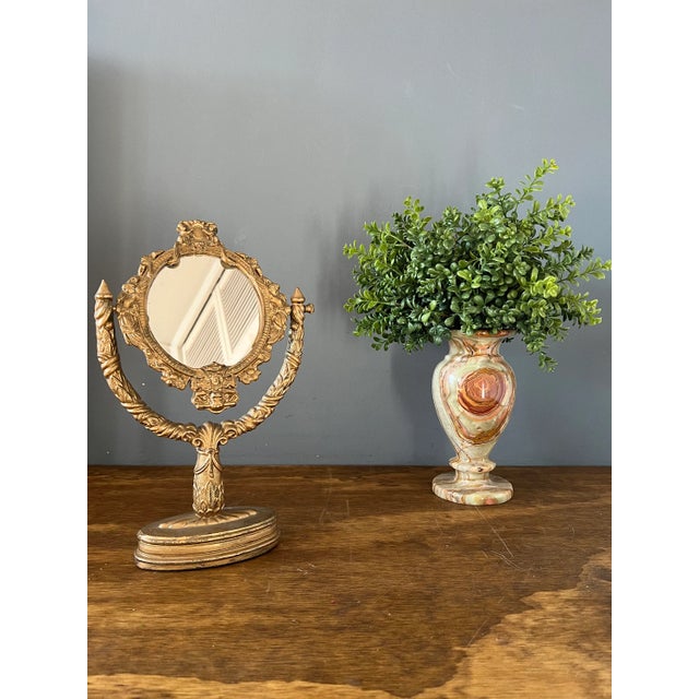 1920s Art Nouveau Table Mirror For Sale - Image 10 of 10