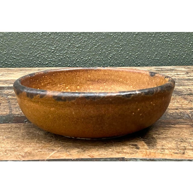 Vintage Styles Mid-Century Modern Glazed Ceramic Bowl For Sale - Image 9 of 12