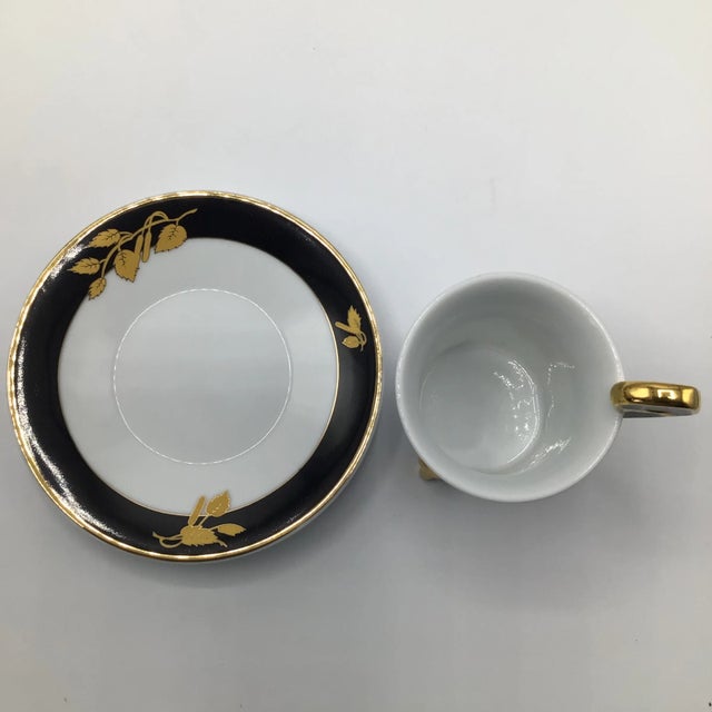 TIger Yedi Porcelain Japan Style 12 Piece Demitasse Tea Cup Set W/ Box For Sale - Image 9 of 13