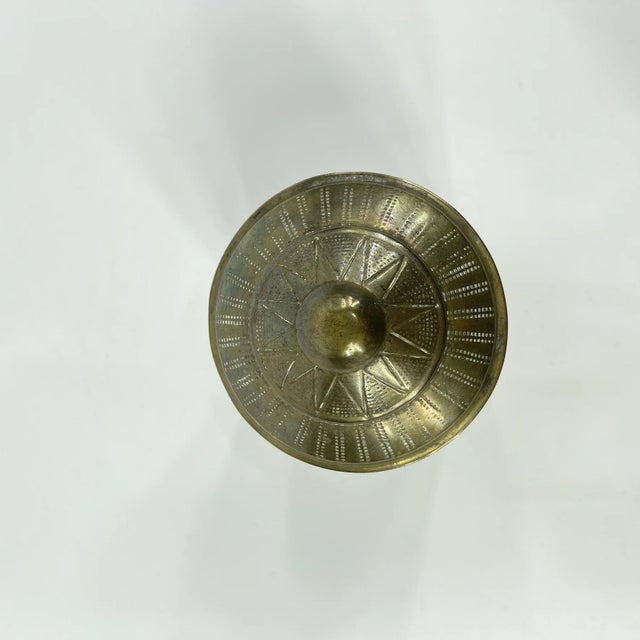 Early 20th Century Asante Forowa Chased Brass Box Ghana MATTER COLLECTION For Sale - Image 4 of 10
