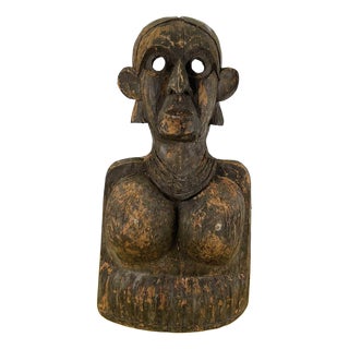 Ethnic Wooden Wall Sculpture For Sale