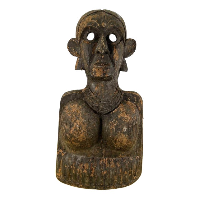 Ethnic Wooden Wall Sculpture For Sale