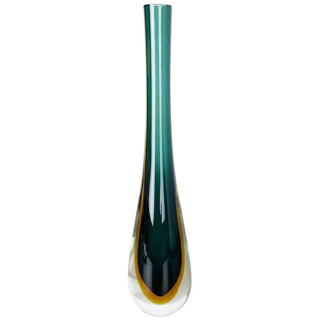 Large Sommerso Murano Glass Vase Attributed to Flavio Poli, Italy, 1970s For Sale - Image 15 of 15