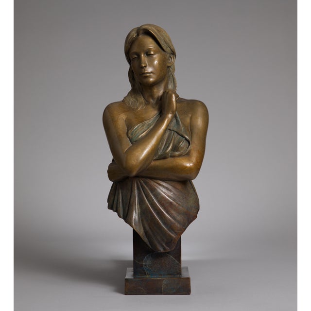 This exceptional work by Rodd Ambroson, an acclaimed sculptor based in the premier art colony of Joseph, Oregon, captures...