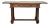 Spanish Walnut Console Table with Barley Twist Legs, 1940s For Sale