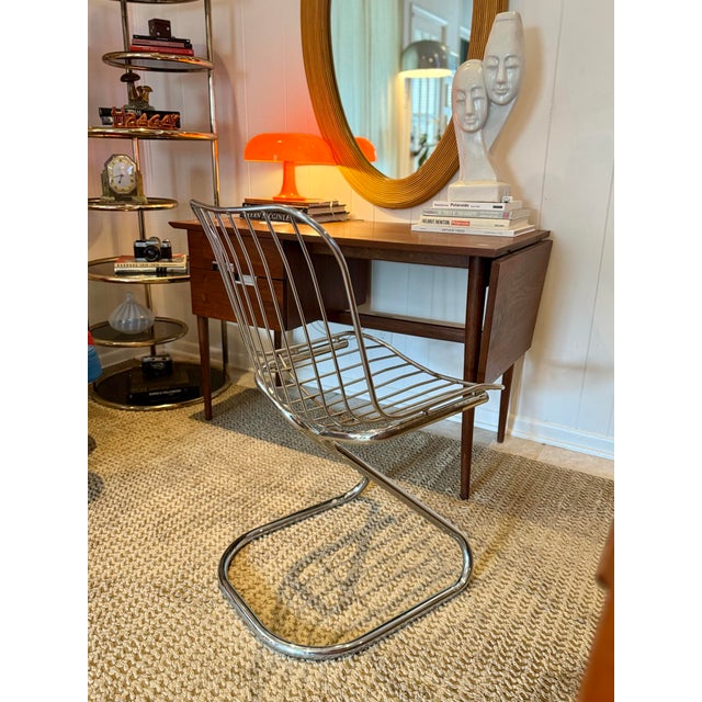 Mid-Century Modern A Space Age Italian Chair in the Style of Gastone Rinaldi, Circa 1970s For Sale - Image 3 of 12
