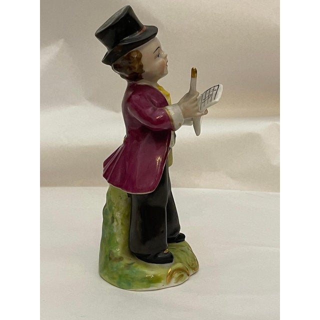 Porcelain Composer Figurine from Meissen, 20th Century For Sale - Image 4 of 7