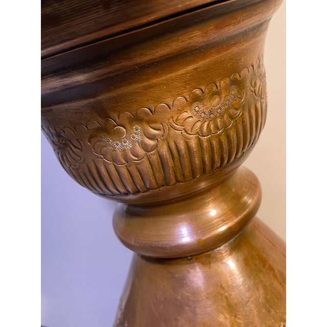 Chiseled and Embossed Copper Amphora, 1890s For Sale - Image 15 of 17
