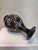 Early 20th Century Chinese Ceramic Vase Cizhou Ware Black Glaze Porcelain Yuhuchun Vase Hand Carved Flowers Pattern For Sale - Image 5 of 11