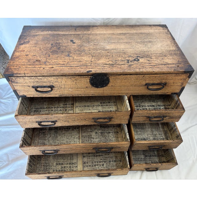 Japanese Antique Japanese Tansu Chest For Sale - Image 3 of 7