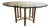 1990s Unmarked McGuire Organic Modern Bamboo & Rattan Circular Dining Table With Glass Top For Sale