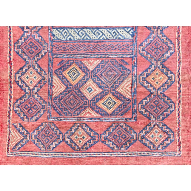 Early 20th Century Afghani Sumac Rug For Sale - Image 13 of 15