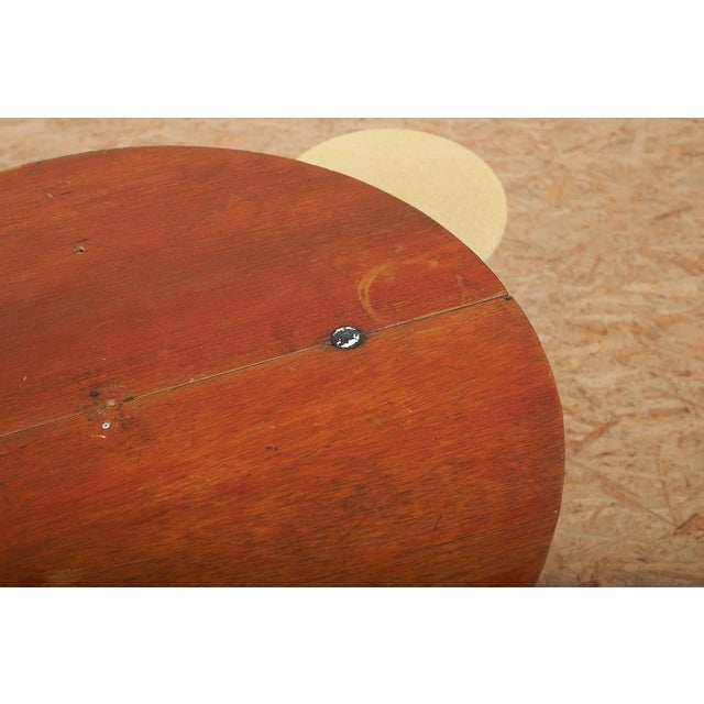 White Table Set with White Metal Frame and Plywood Tabletop For Sale - Image 8 of 16