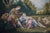 Romantic Tapestry in a Frame Resting Shepherds For Sale - Image 3 of 4