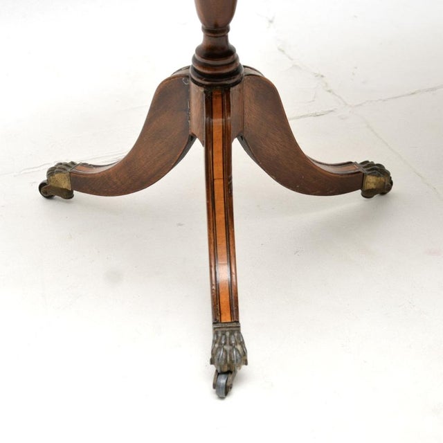 Brown Antique Regency Coffee Table, 1920s For Sale - Image 8 of 10