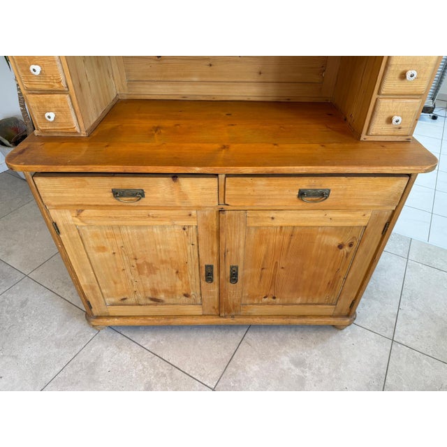 Art Nouveau Natural Wood Cupboard, 1890s For Sale - Image 10 of 13