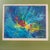 1970s Mid-Century Modern Abstract Expressionist Painting "High-Fly" by Sylvia Jorjorian For Sale - Image 5 of 13