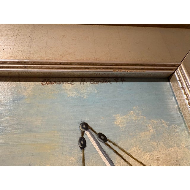 Clarence Holbrook Carter 1940s Original Pair of Clarence Holbrook Carter Paintings, Framed For Sale - Image 4 of 12