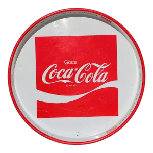1970s Rare Coca-Cola Advertising Serving Tray, Venezuela