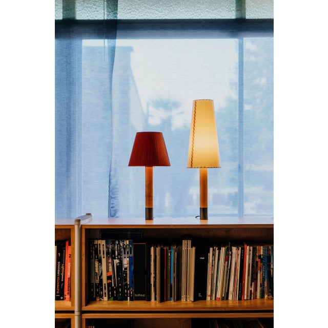 Bronze and Natural Básica M1 Table Lamp by Santiago Roqueta for Santa & Cole For Sale - Image 6 of 8